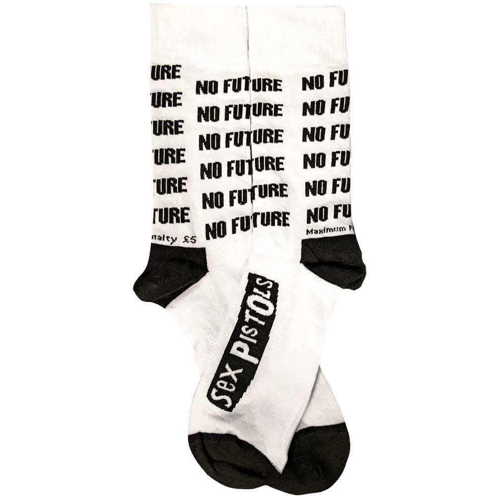 Sex Pistols 'No Future' (White) Socks 3