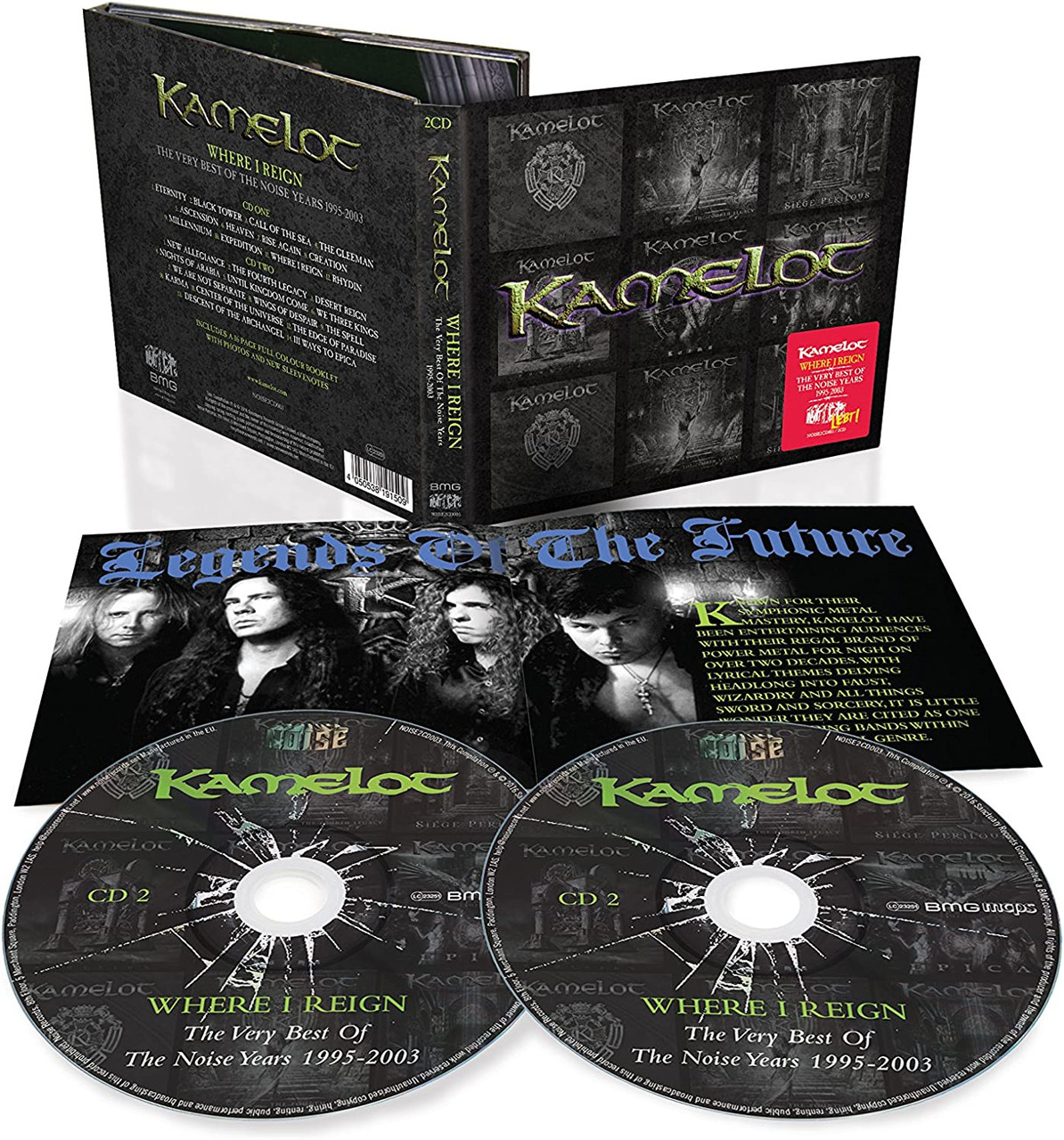 Kamelot 'Where I Reign: The Very Best of the Noise Years 1995-2003' 2CD