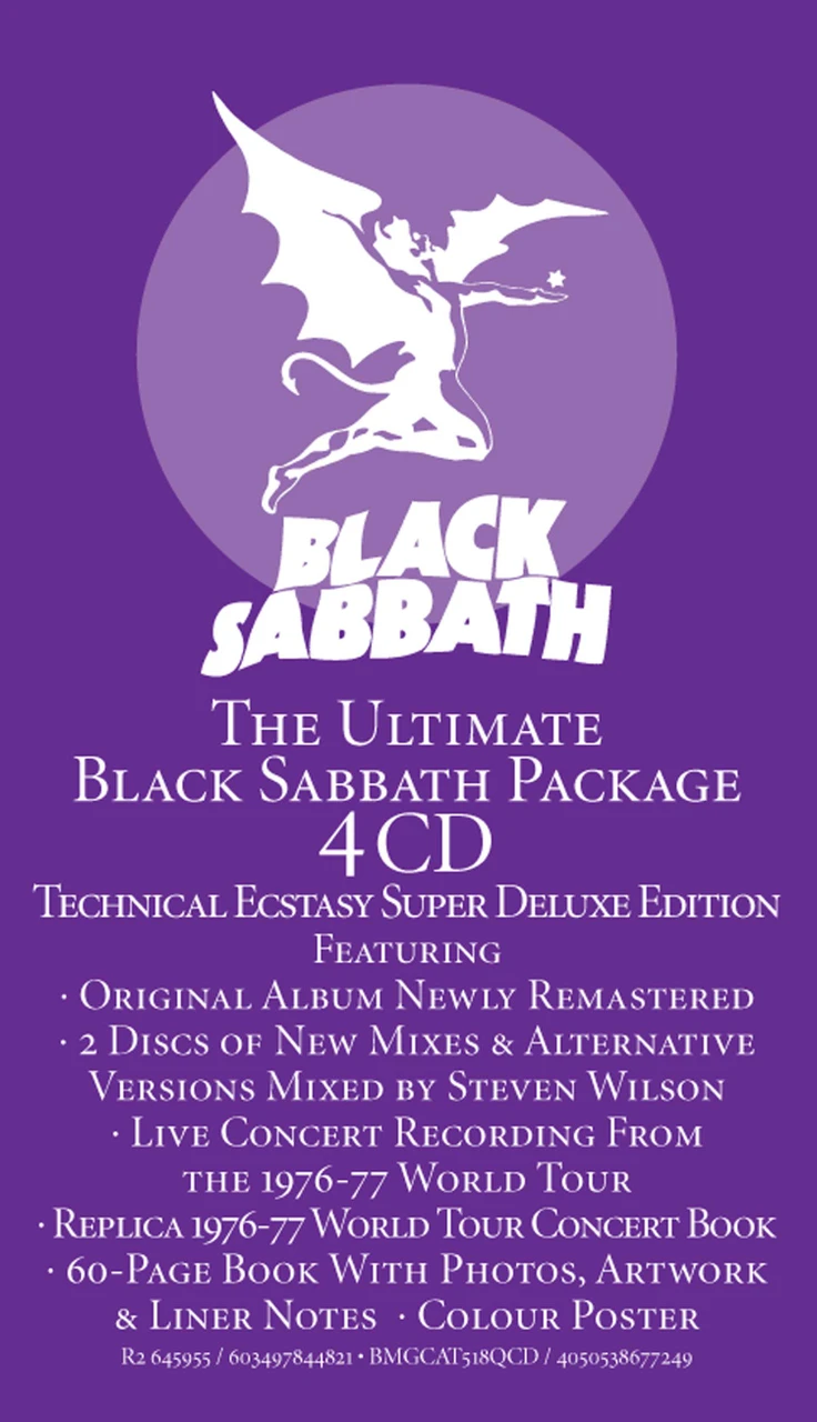 Black Sabbath 'Technical Ecstasy' 4CD Super Deluxe Box Set
