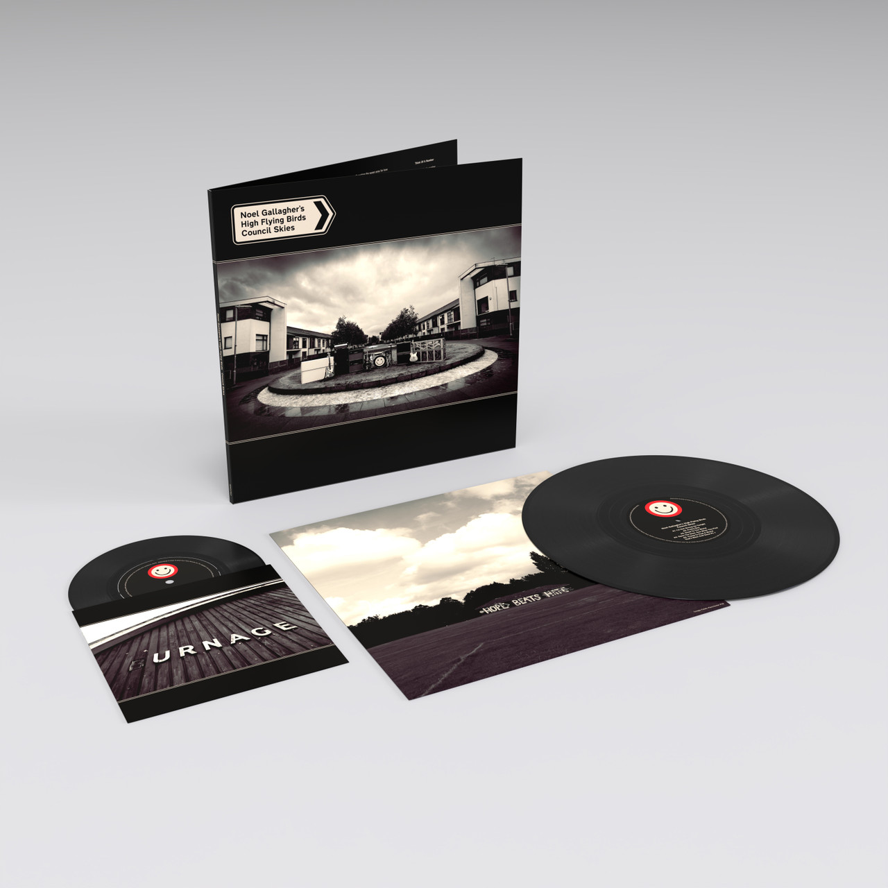 Noel Gallagher's High Flying Birds - 'Council Skies' LP Black Vinyl + bonus 7"
