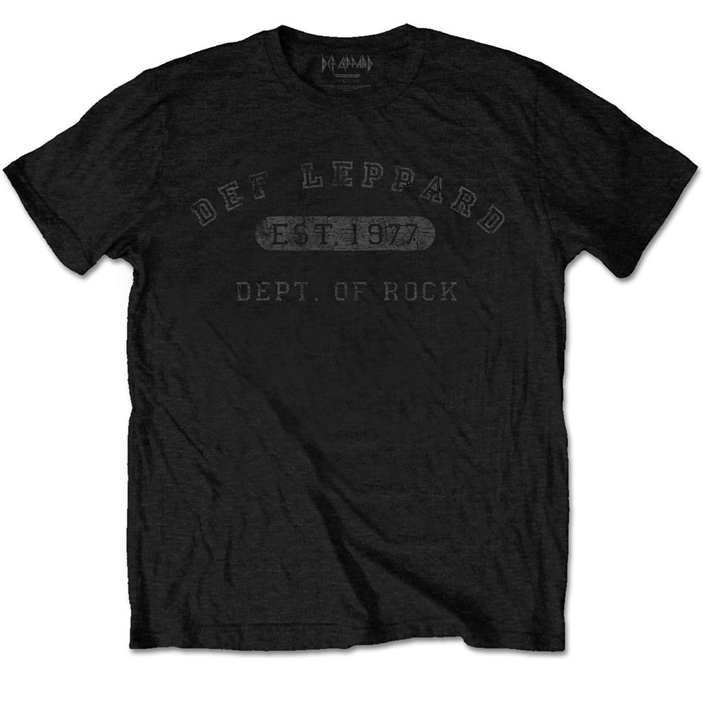 Rock Off Maglietta Ufficiale Def Leppard Per Donna – Logo Collegiate, Cotone, Taglia X-Large - 5