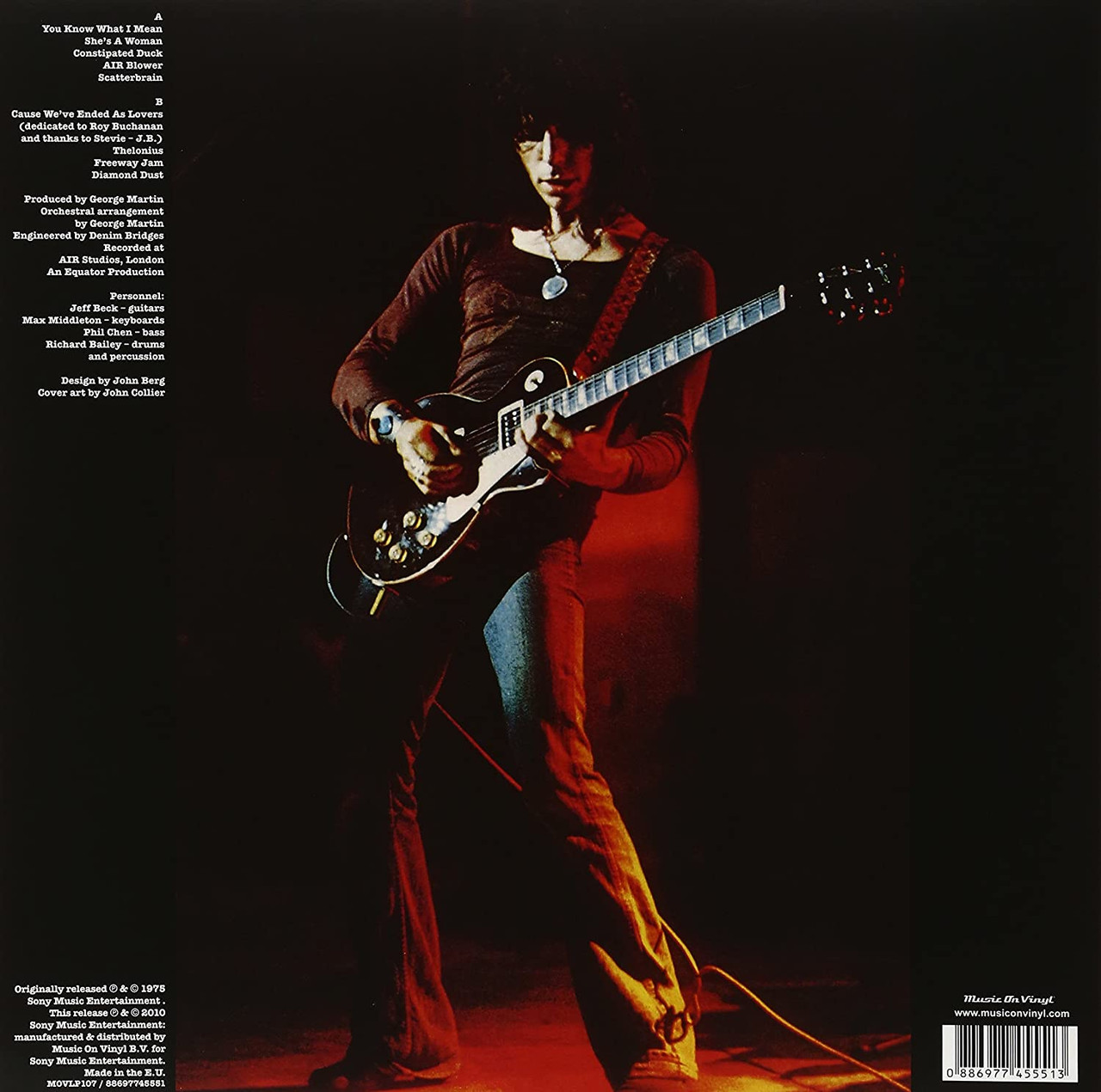 Jeff Beck 'Blow By Blow' LP 180g Black Vinyl
