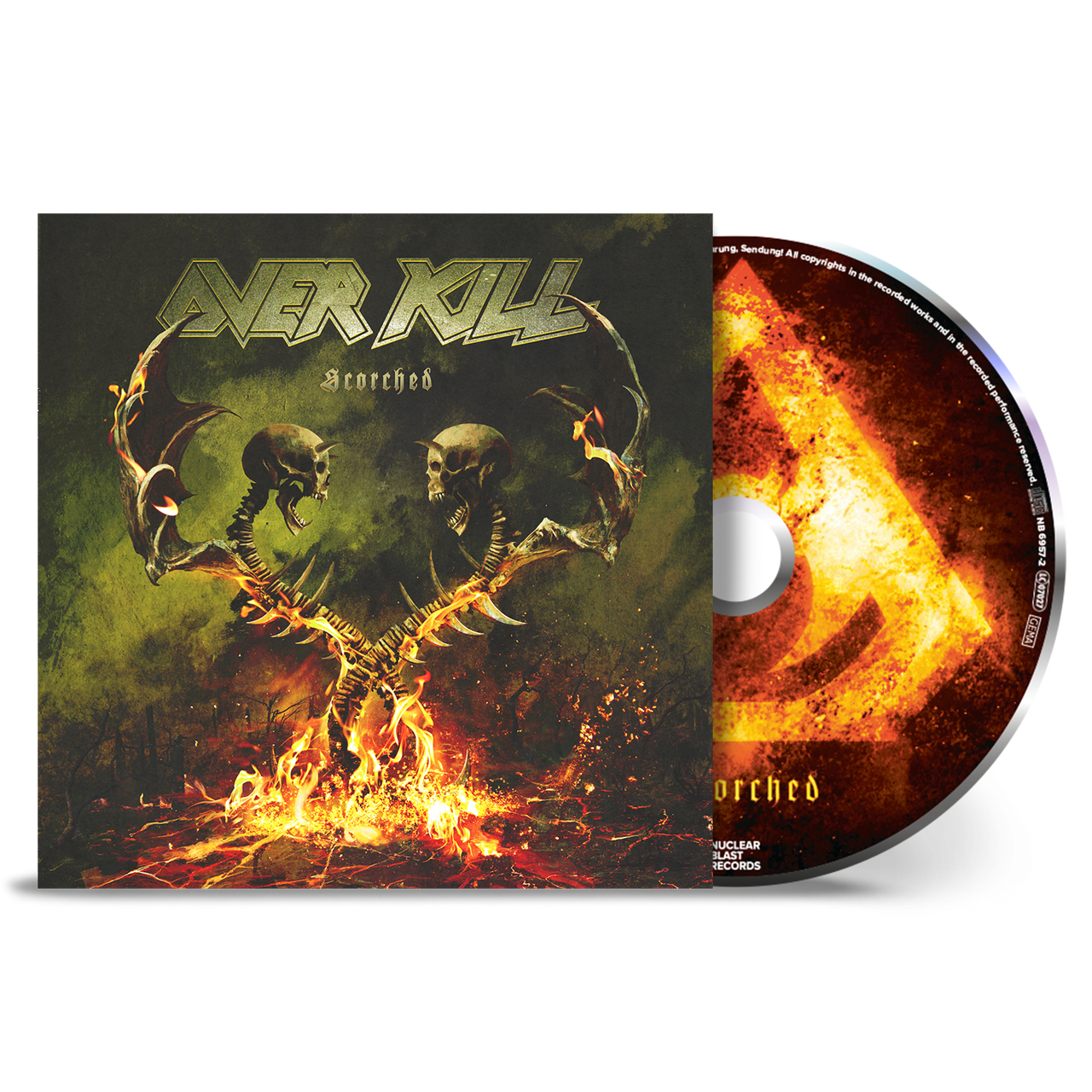 Overkill Scorched Cd Jewel Case