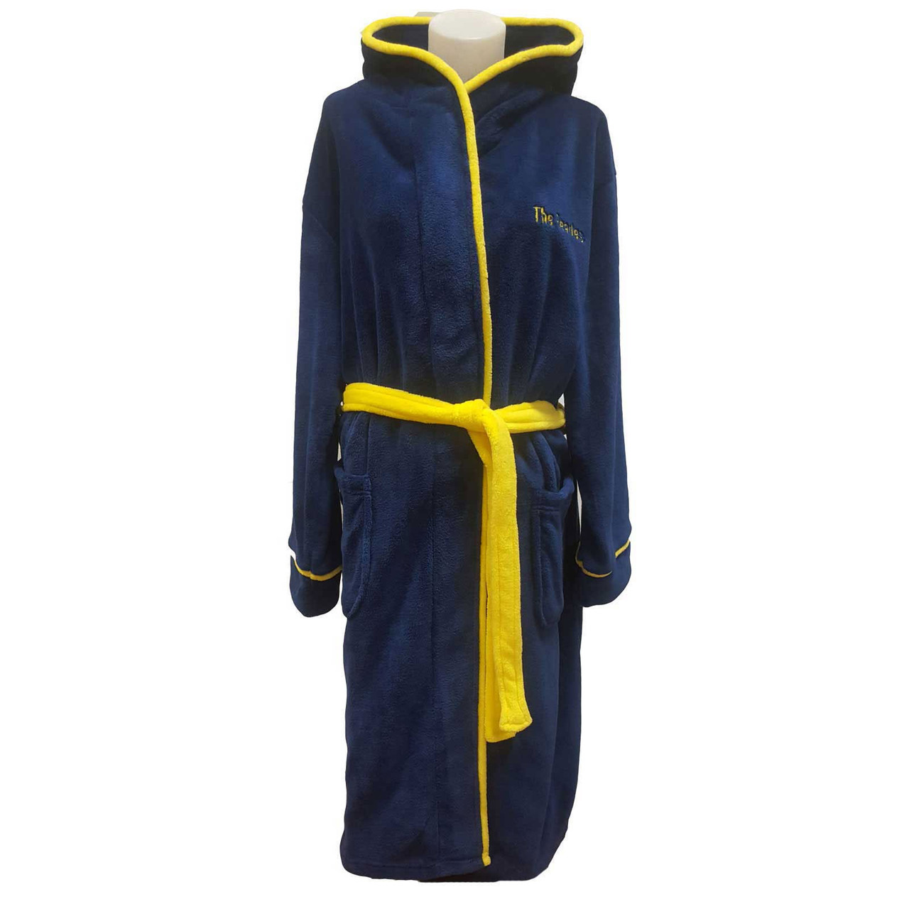 The Beatles 'Yellow Submarine' (Navy) Bathrobe Front