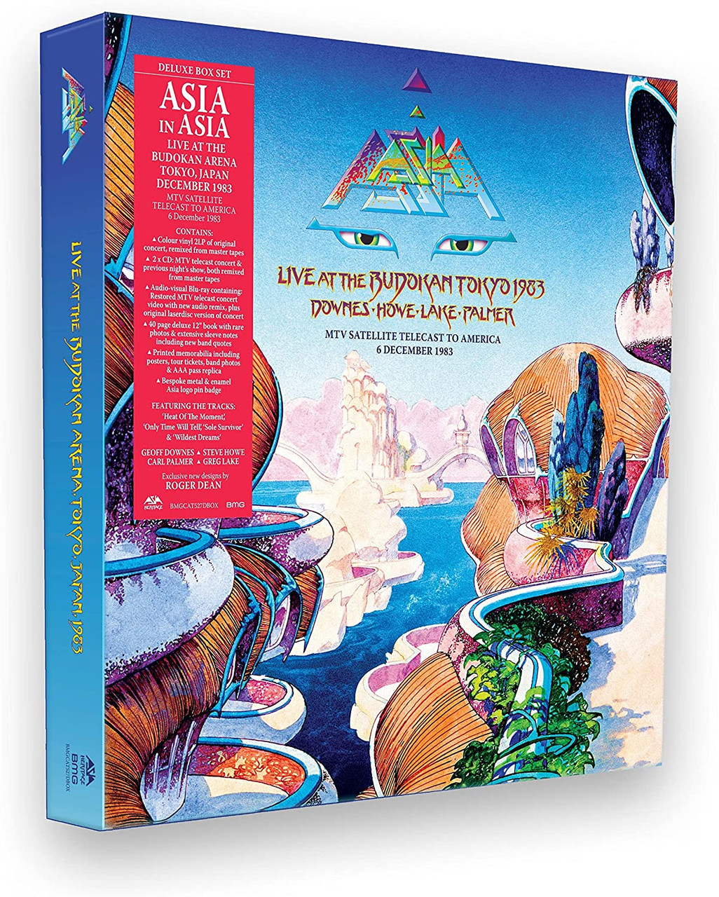 Asia 'Live At The Budokan Arena Tokyo, Japan 1983' Deluxe Box Set