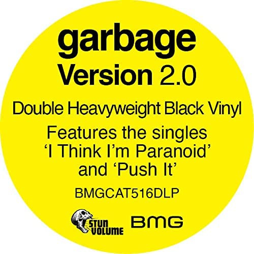 Garbage 'Version 2.0' (Remastered & Expanded) 2LP Black Vinyl