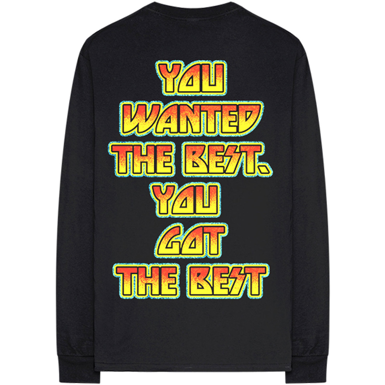 Kiss 'You Wanted the Best' (Black) Long Sleeve Shirt