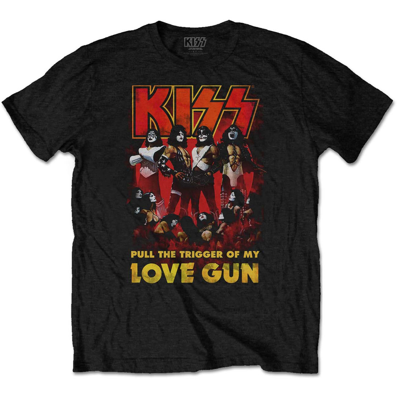 Kiss 'Love Gun Glow' (Black) T-Shirt