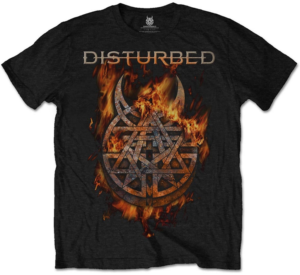 Disturbed 'Burning Belief' (Black) T-Shirt