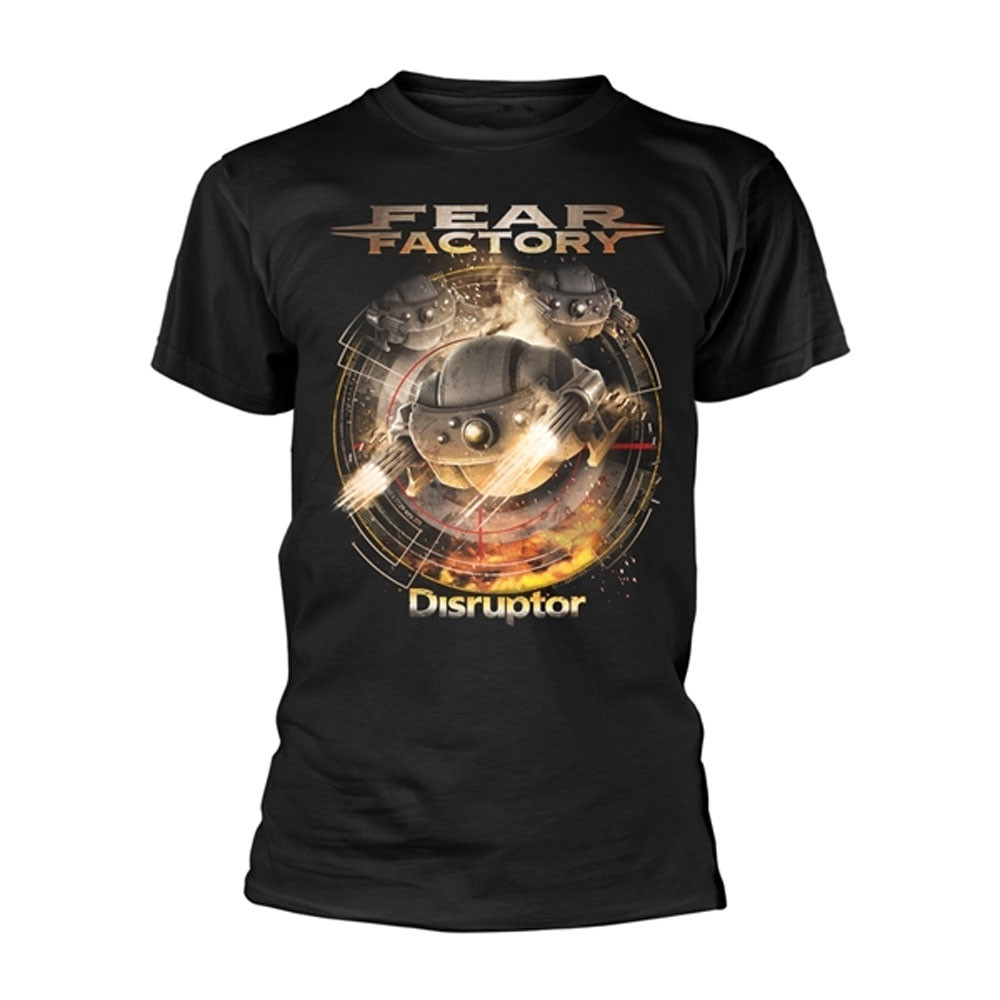 Fear Factory 'Disruptor' (Black) T-Shirt Front