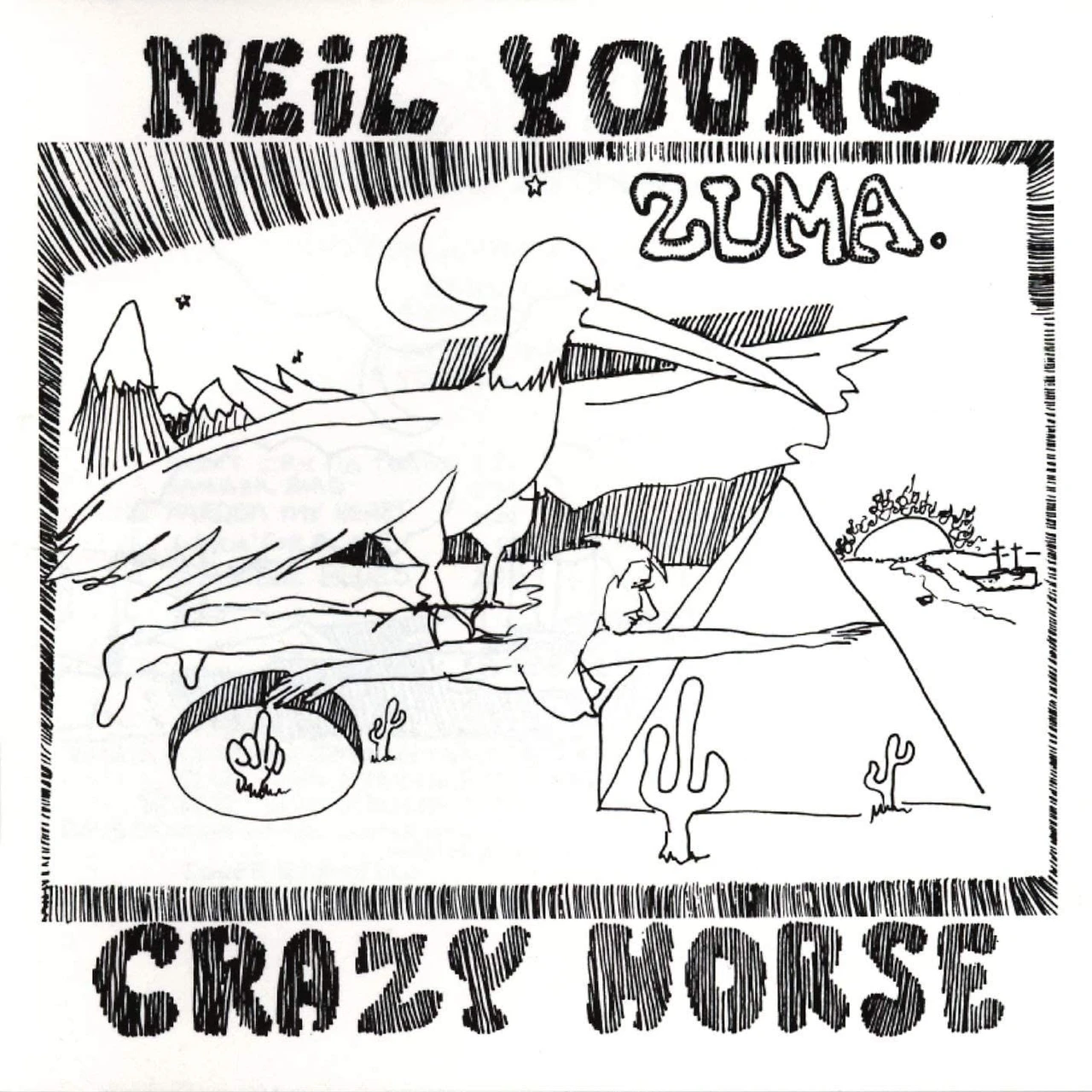 Neil Young 'Zuma' LP Black Vinyl
