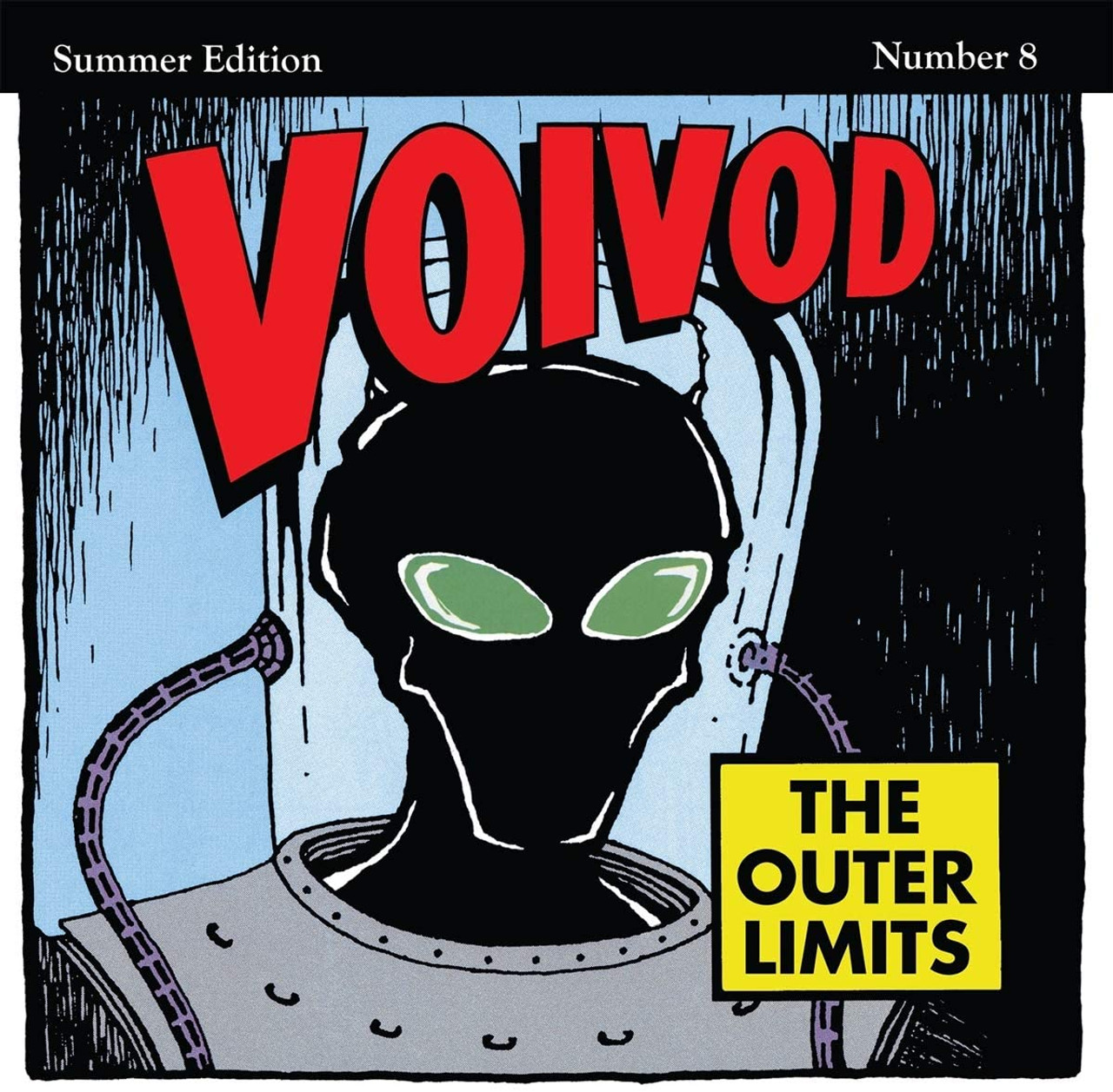 Voivod 'The Outer Limits' LP 'Rocket Fire' Red & Black Smoke Vinyl