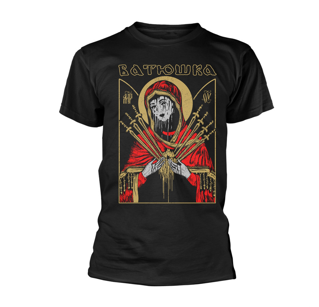 Batushka 'Maria II Red' (Black) T-Shirt