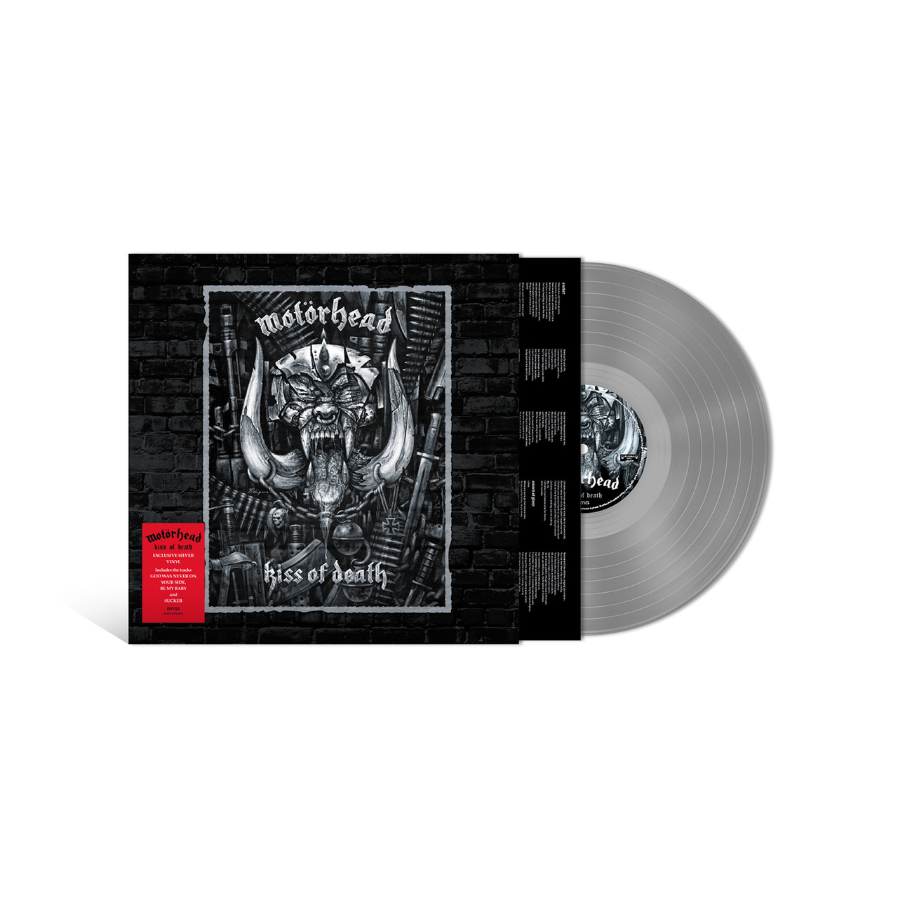 Motorhead 'Kiss Of Death' LP Silver Vinyl