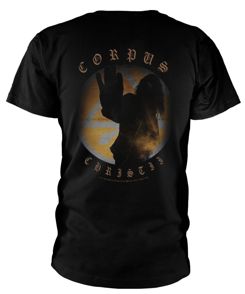 Corpus Christii 'The Bitter End Of Old' (Black) T-Shirt Back