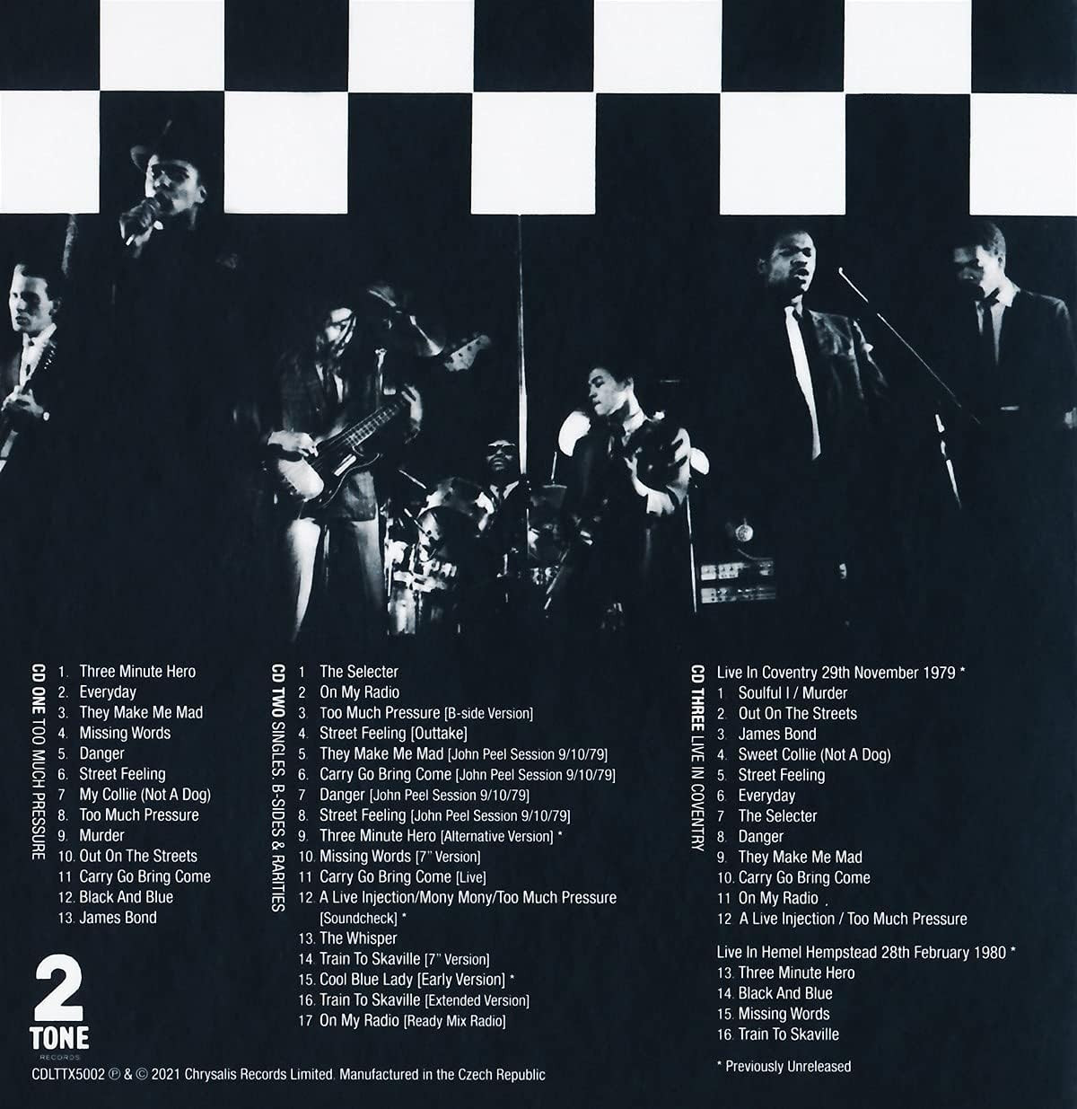 The Selecter 'Too Much Pressure' Deluxe Edition 3CD Box Set