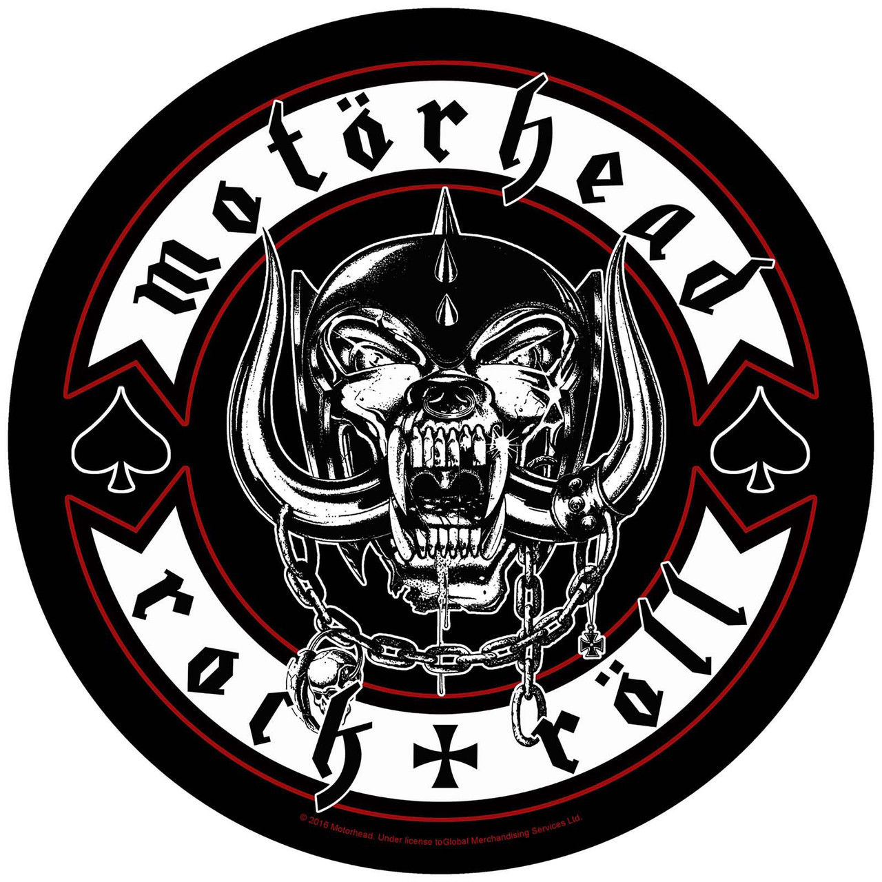 Motorhead 'Biker' Back Patch