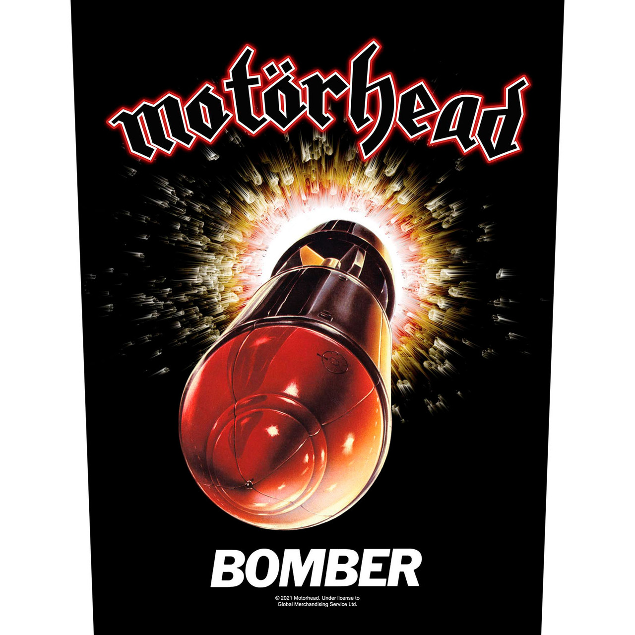 Motorhead 'Bomber 2021' Back Patch