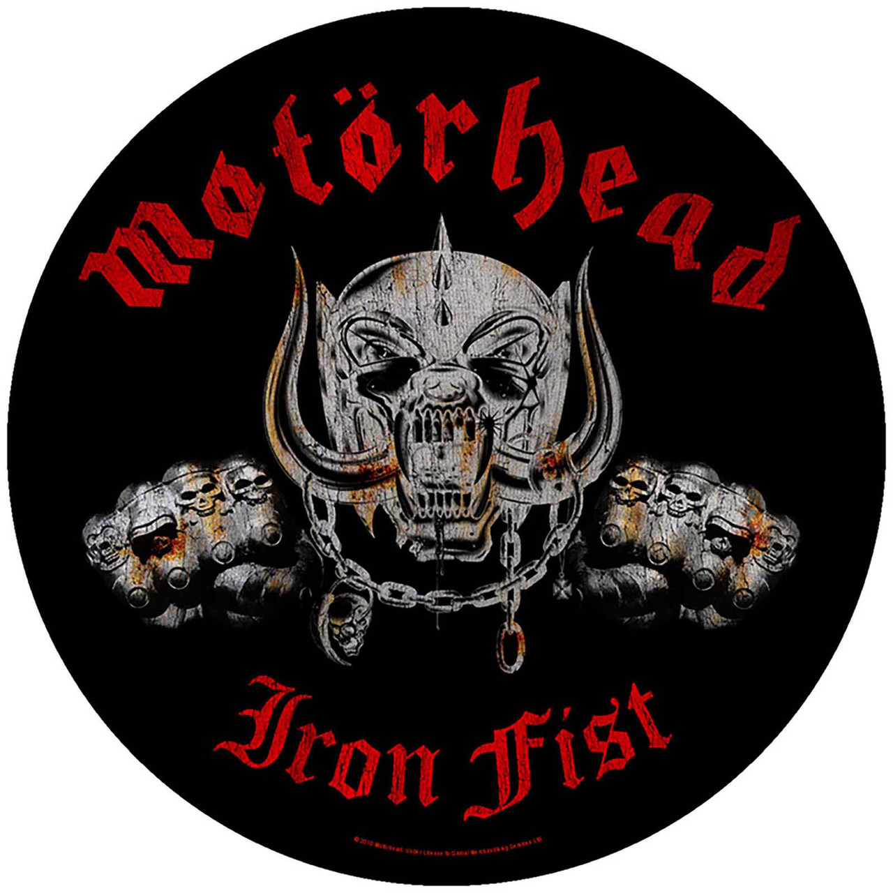 Motorhead 'Iron Fist 2010' Back Patch