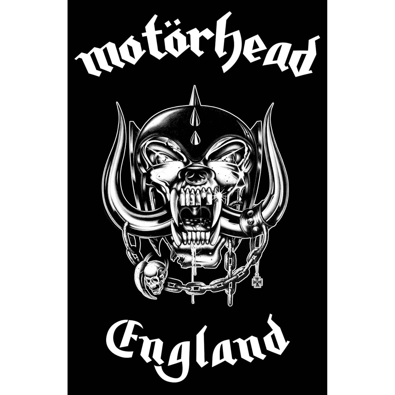 Motorhead 'England' Textile Poster
