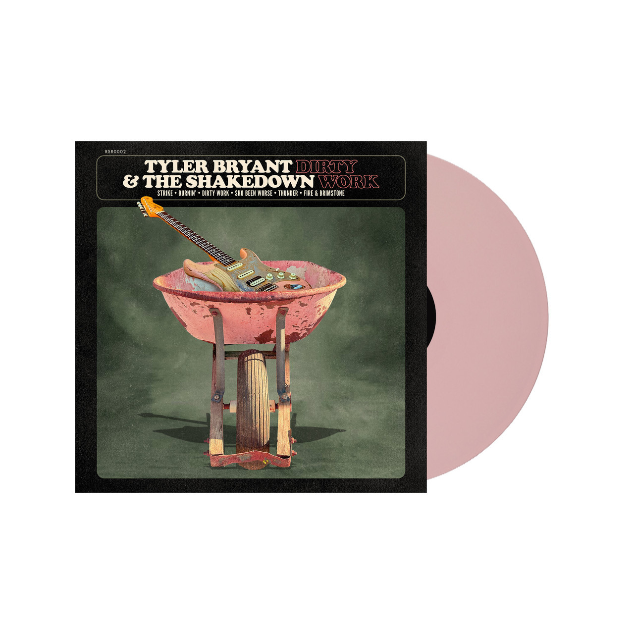 Tyler Bryant & The Shakedown 'Dirty Work' EP 10" Shell Pink Vinyl SIGNED EDITION