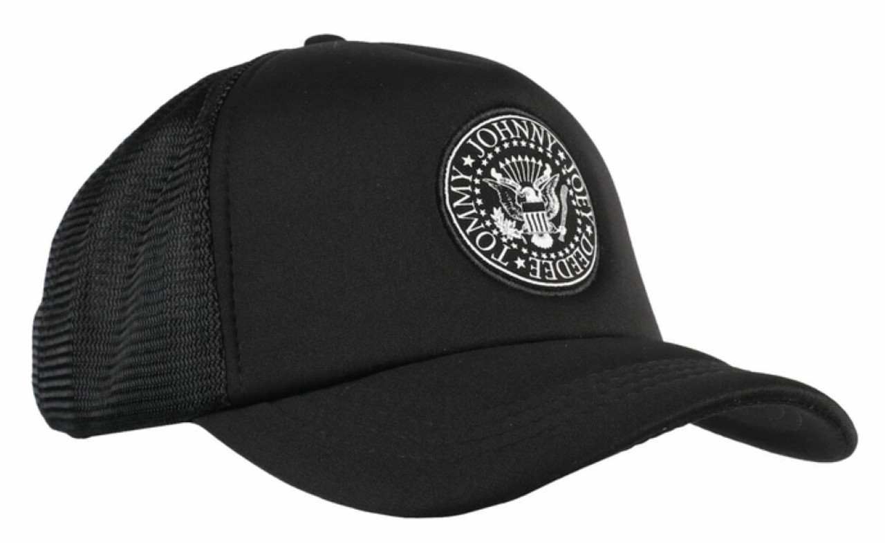 Ramones 'Presidential Seal' (Black) Trucker Cap