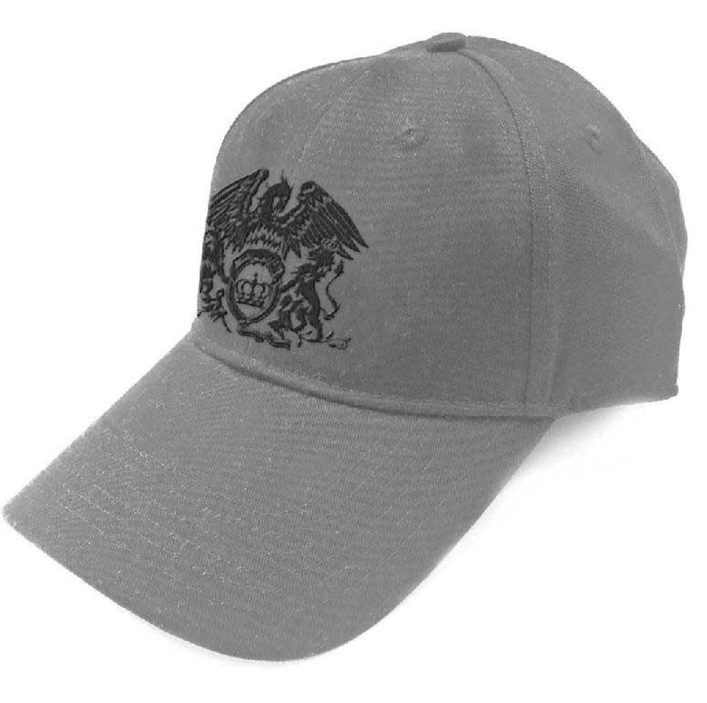 Queen 'Classic Crest' (Grey) Baseball Cap