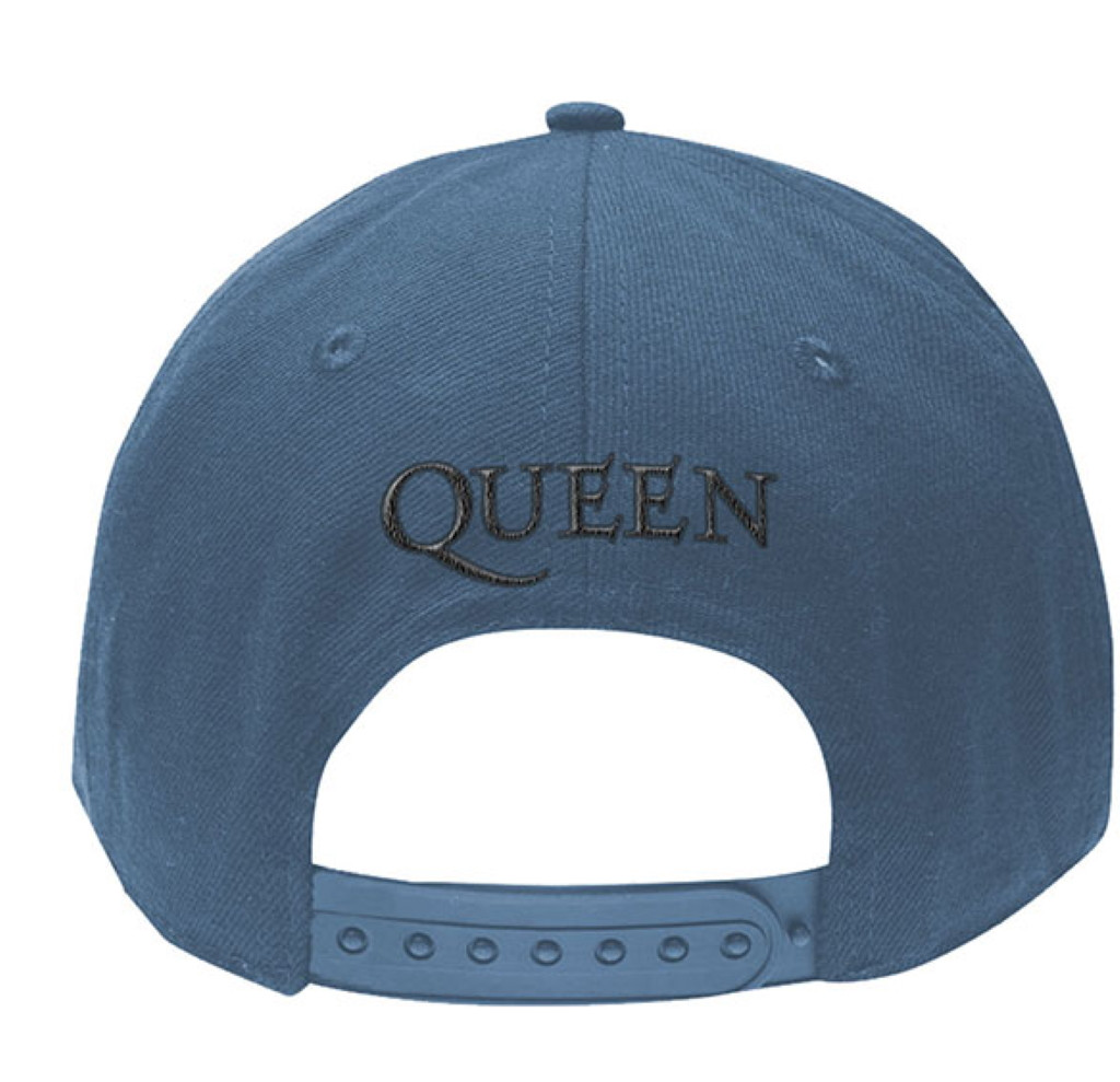 Queen 'Classic Crest' (Blue) Baseball Cap