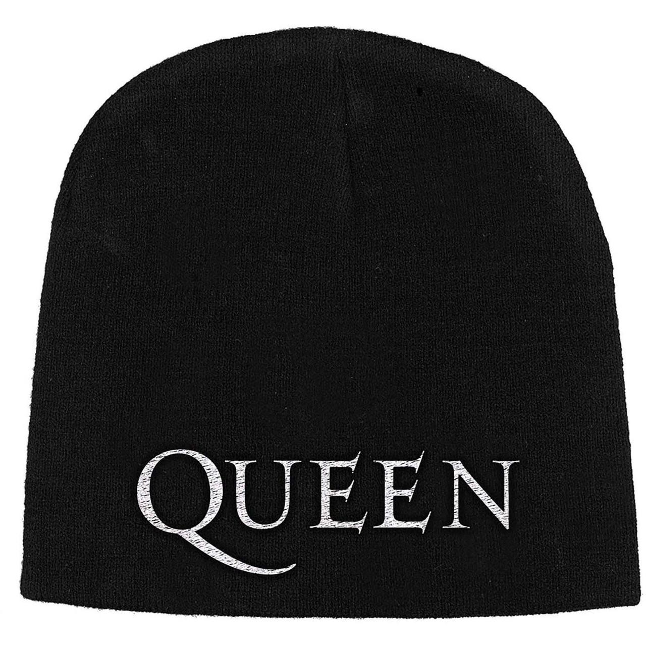 Queen 'Logo' (Black) Beanie Hat