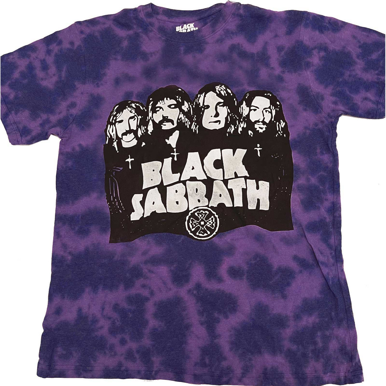 Black Sabbath 'Band & Logo' (Dye-Wash) T-Shirt | Eyesore Merch