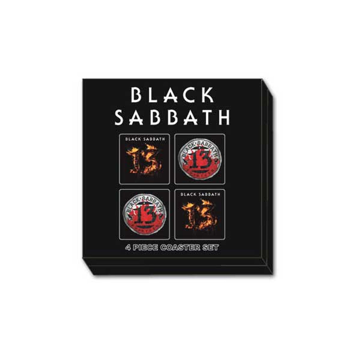 Black Sabbath '13' Coaster Set