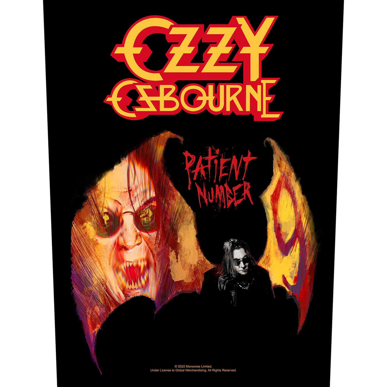 Ozzy Osbourne 'Patient No. 9' Back Patch