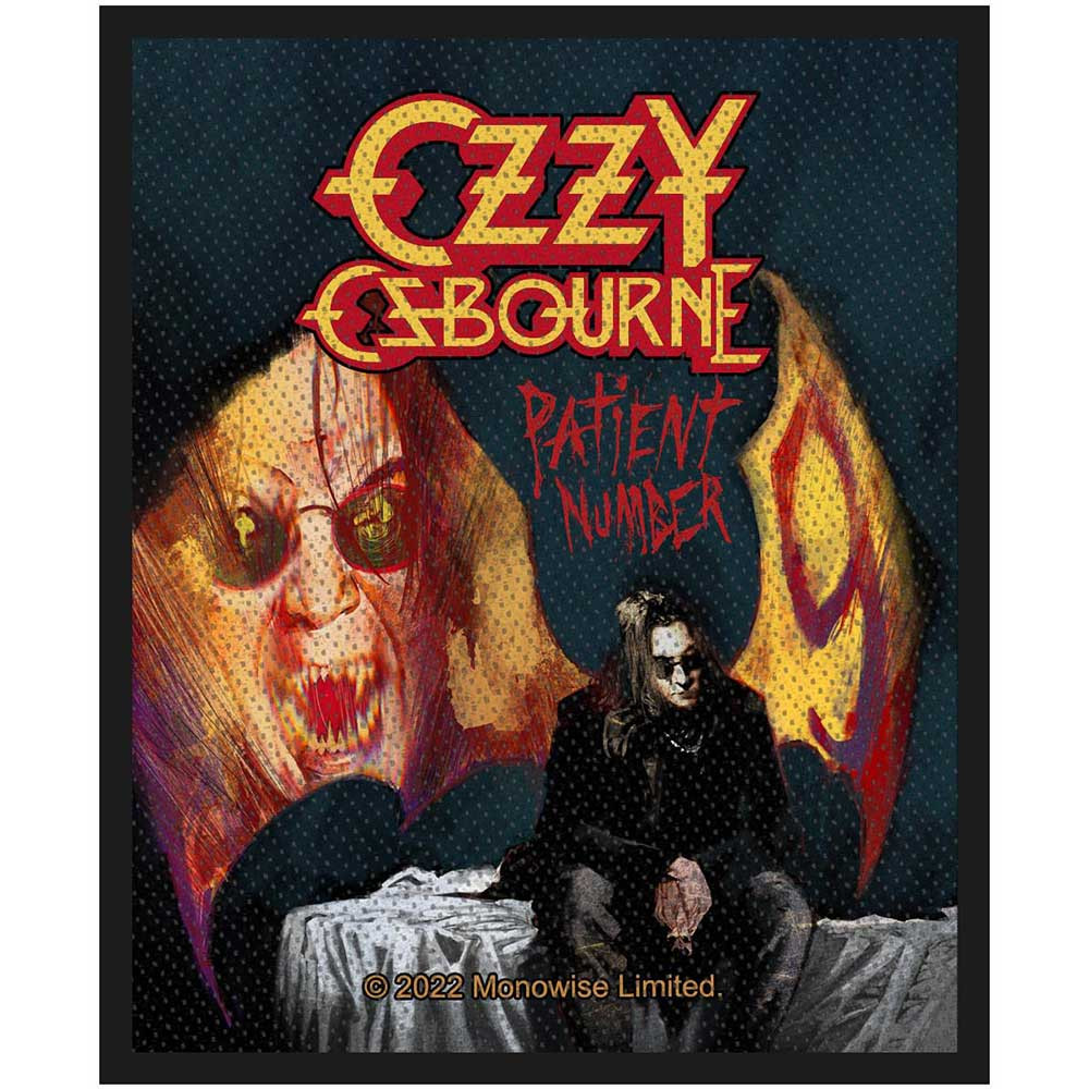 Ozzy Osbourne 'Patient No. 9' (Black) Patch
