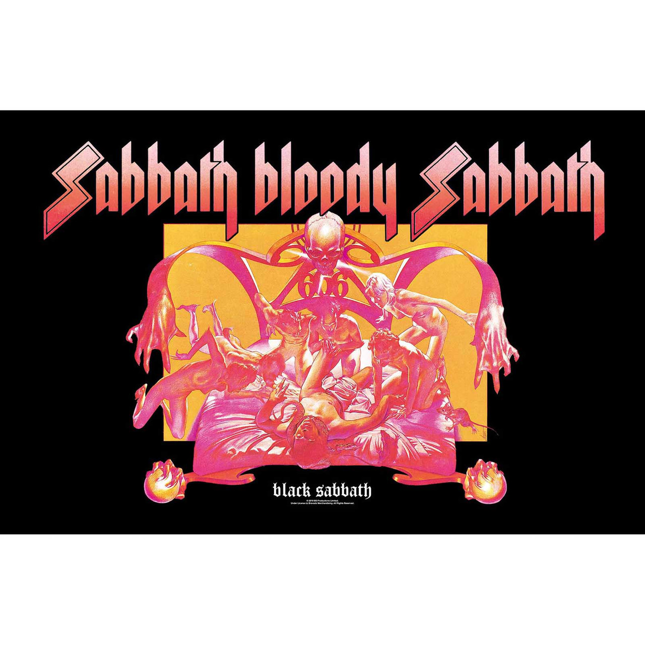 Black Sabbath 'Sabbath Bloody Sabbath' Textile Poster