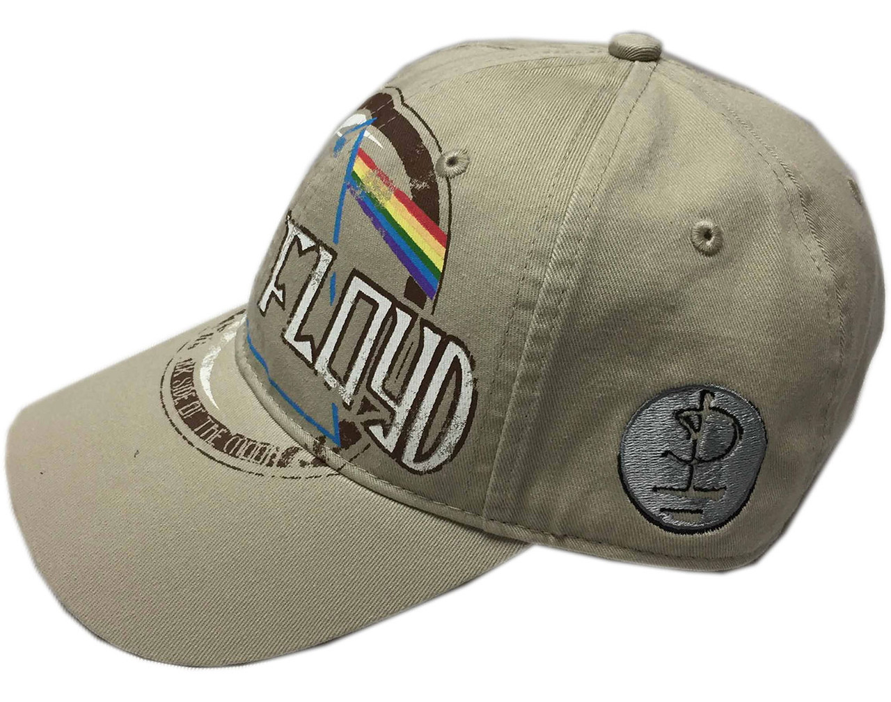 Pink Floyd 'Dark Side Of The Moon Album Distressed' (Sand) Baseball Cap