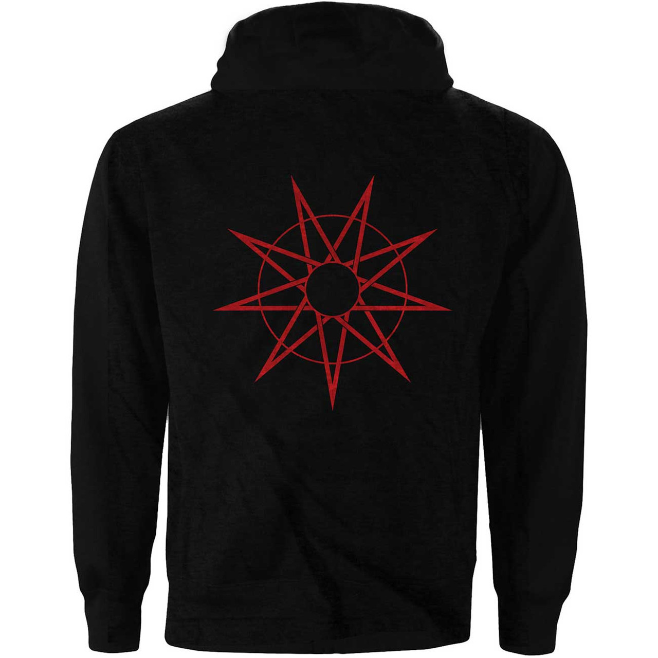 Slipknot '9 Point Star' (Black) Zip Up Hoodie