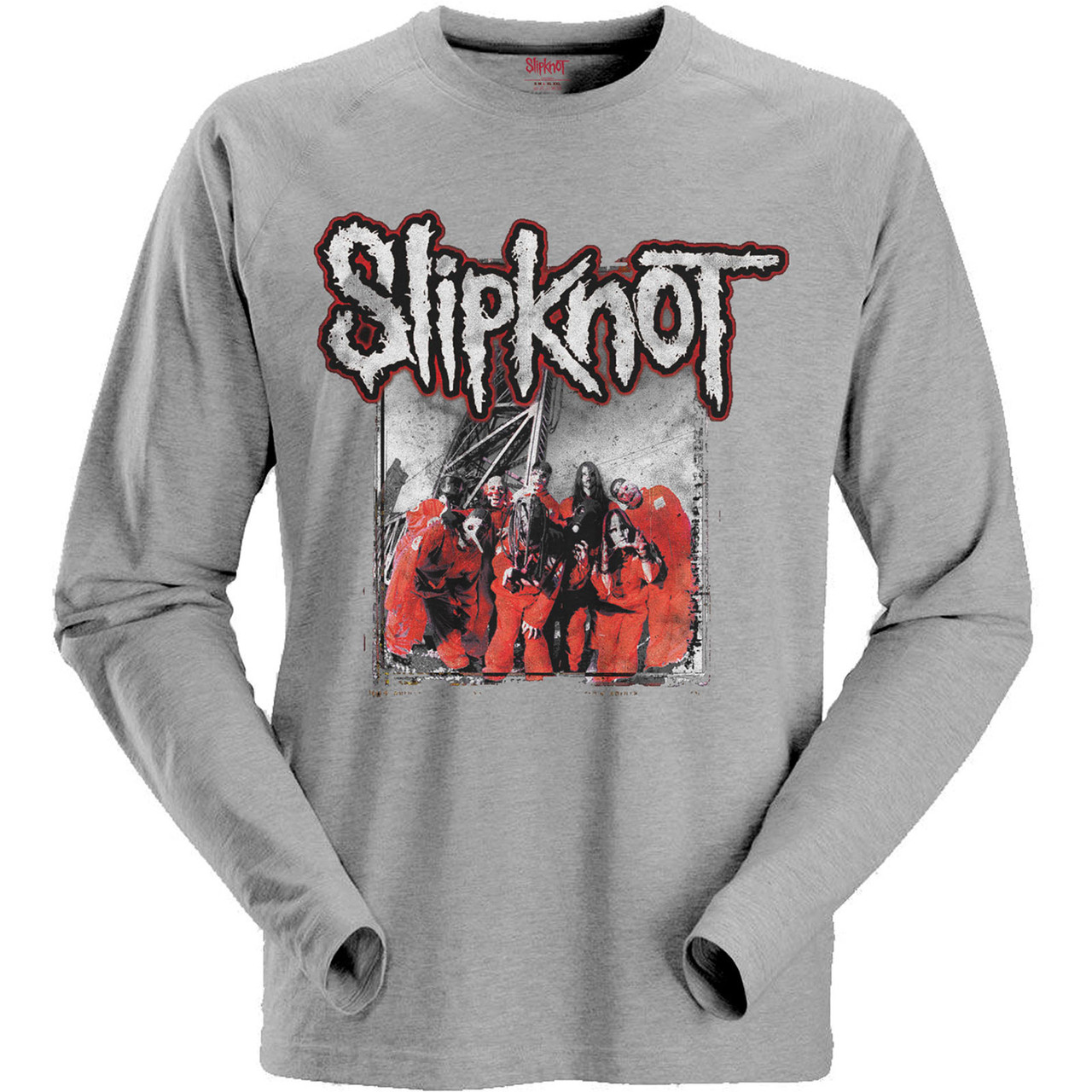 Slipknot 'Self-Titled' (Grey) Long Sleeve Shirt