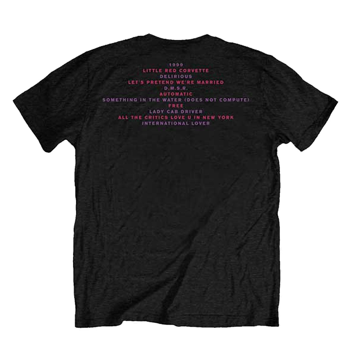Prince 'Watercolours' (Black) T-Shirt