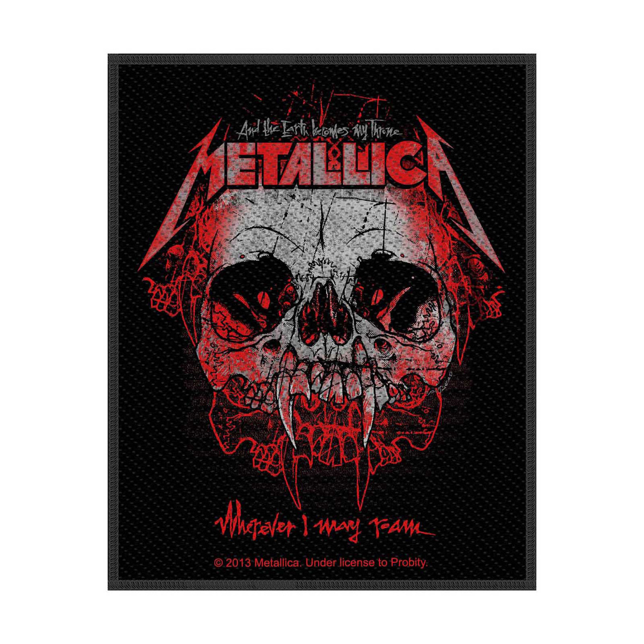 Metallica 'Wherever I May Roam 2013' Patch