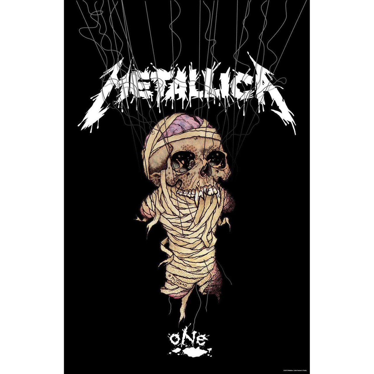 Metallica 'One' Textile Poster