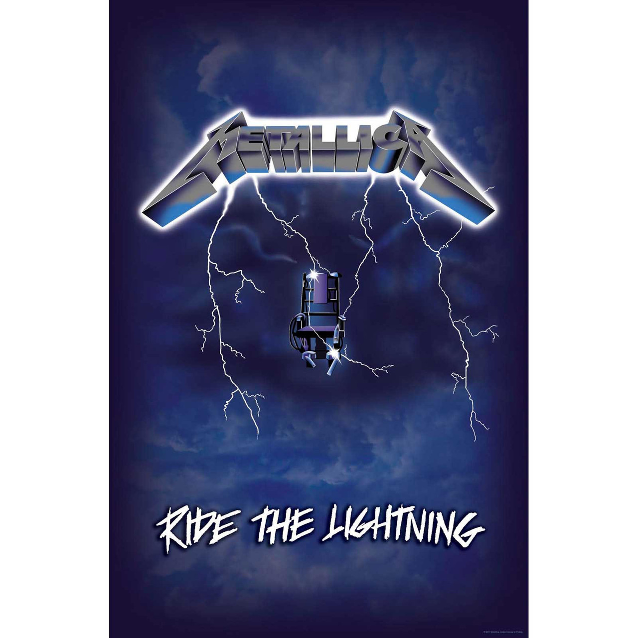 Metallica 'Ride The Lightning' Textile Poster
