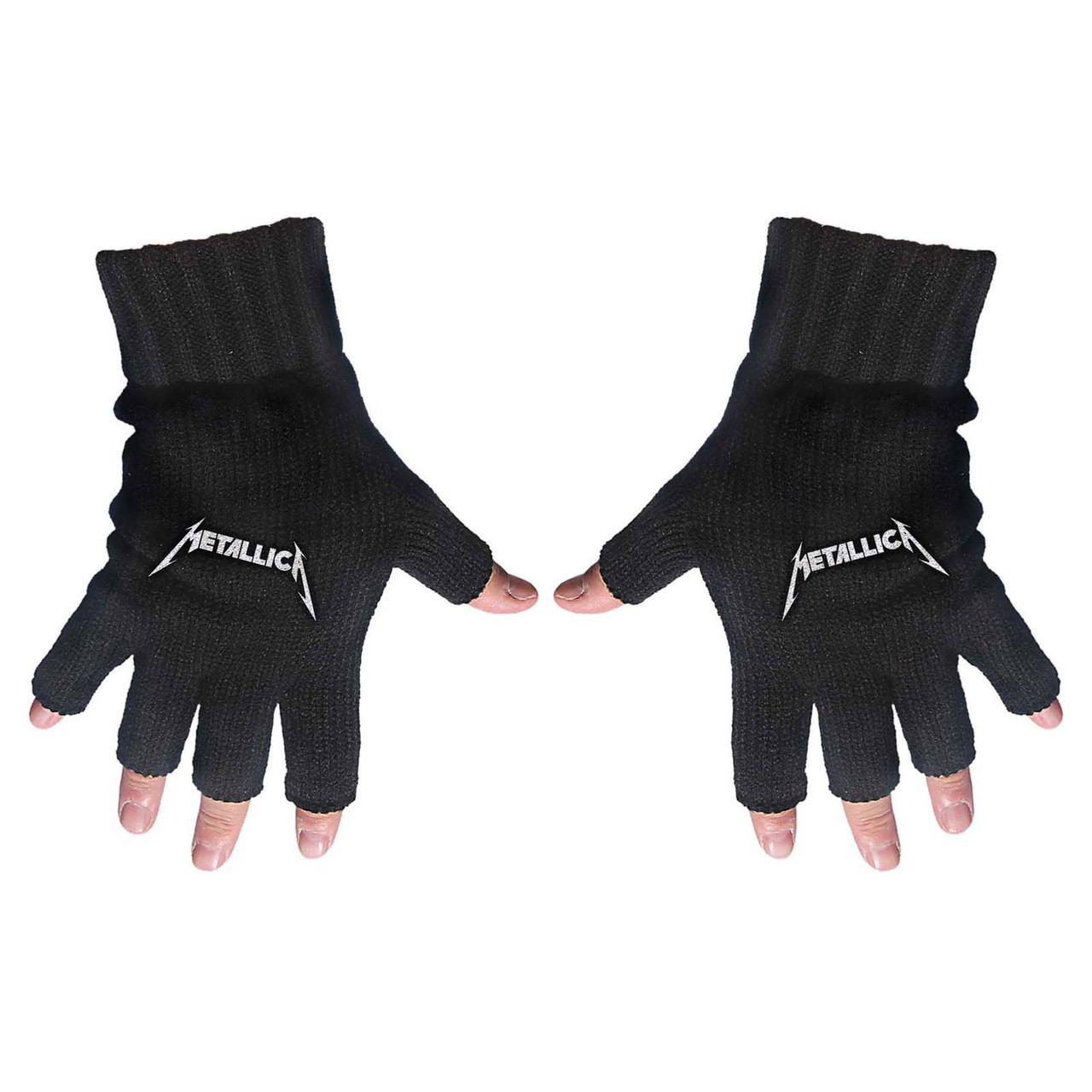 Metallica 'Logo' Fingerless Gloves