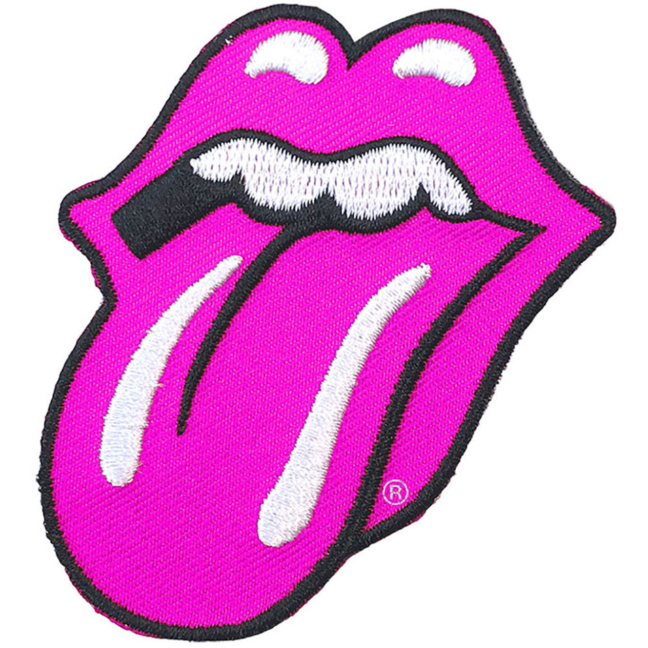 The Rolling Stones CLASSIC TONGUE マスク The Rolling Stones 'Classic Tongue Blue' Patch | Eyesore Merch