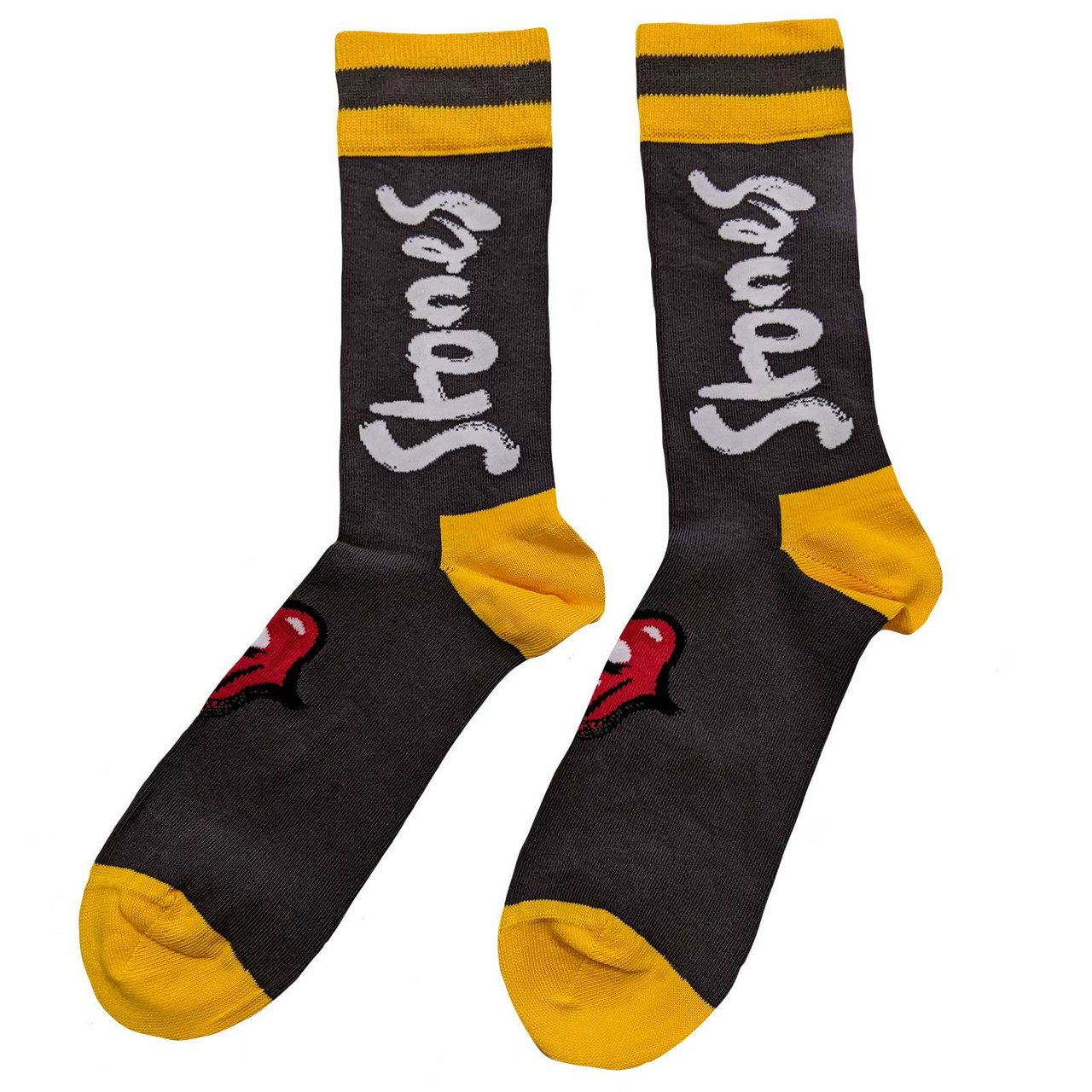 The Rolling Stones 'No Filter' (Black) Socks (One Size = UK 7-11) 2