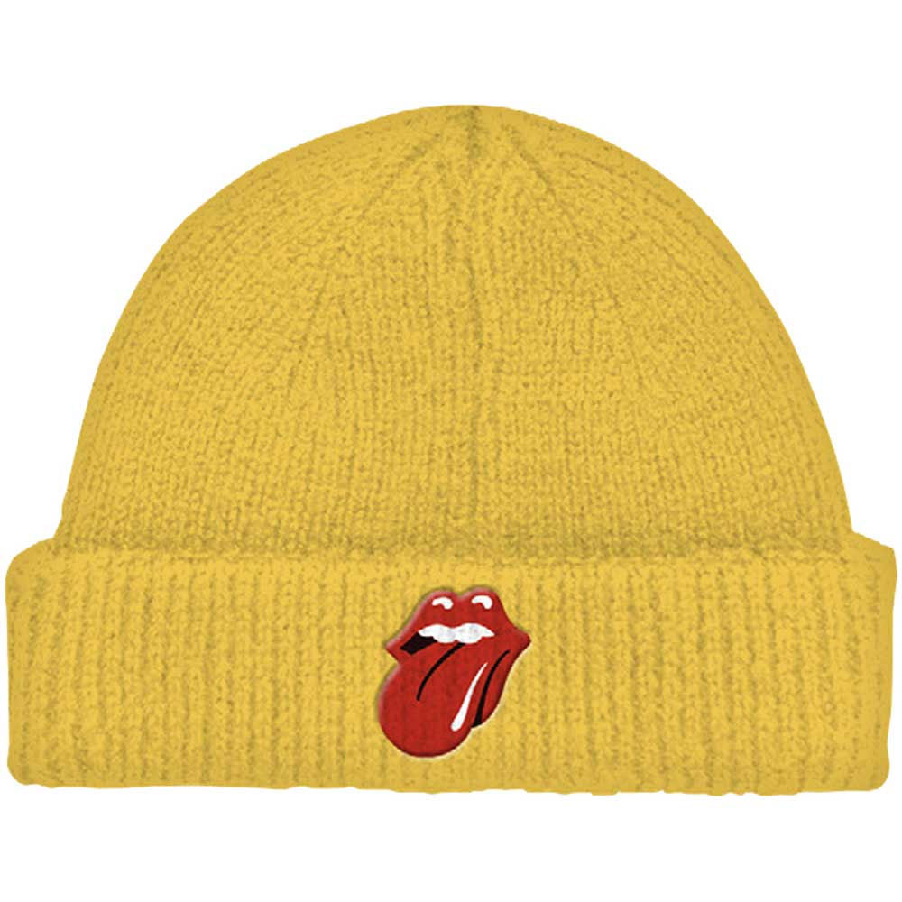 The Rolling Stones '72 Tongue' (Yellow) Beanie Hat