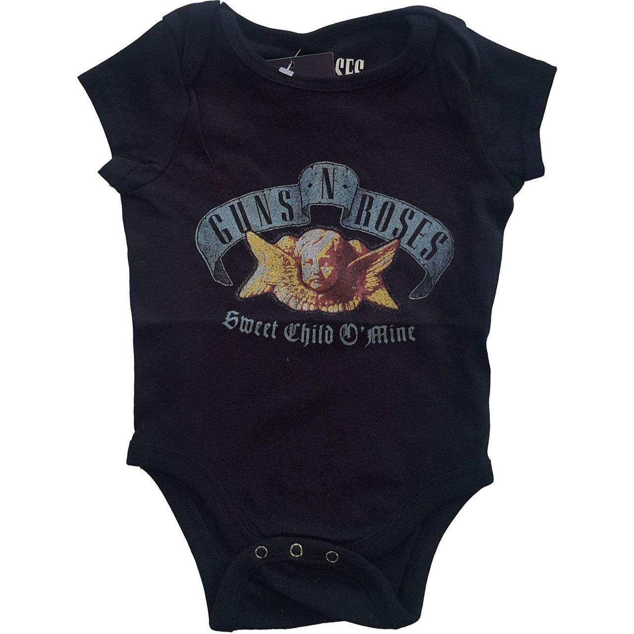 Guns N' Roses 'Sweet Child O' Mine' (Black) Baby Grow