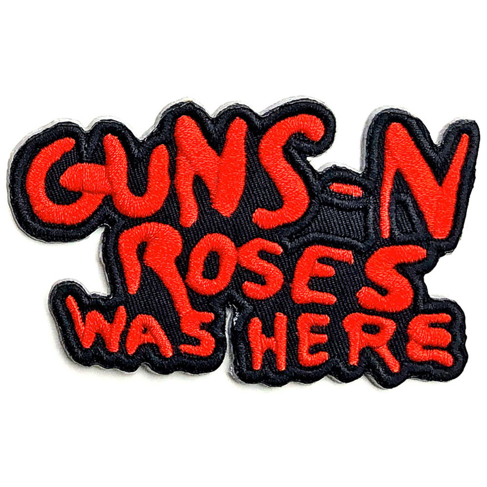 Guns N' Roses 'Cut Out Was Here' (Iron On) Patch