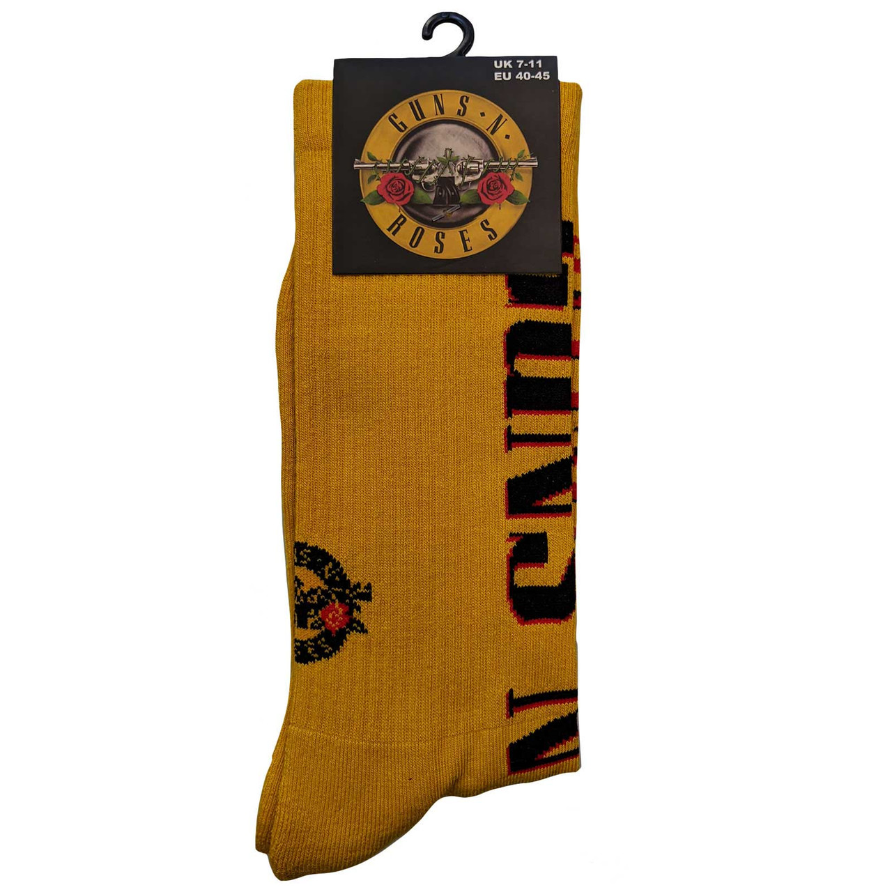 Guns N' Roses 'Appetite for Destruction' (Yellow) Socks (One Size = UK 7-11)
