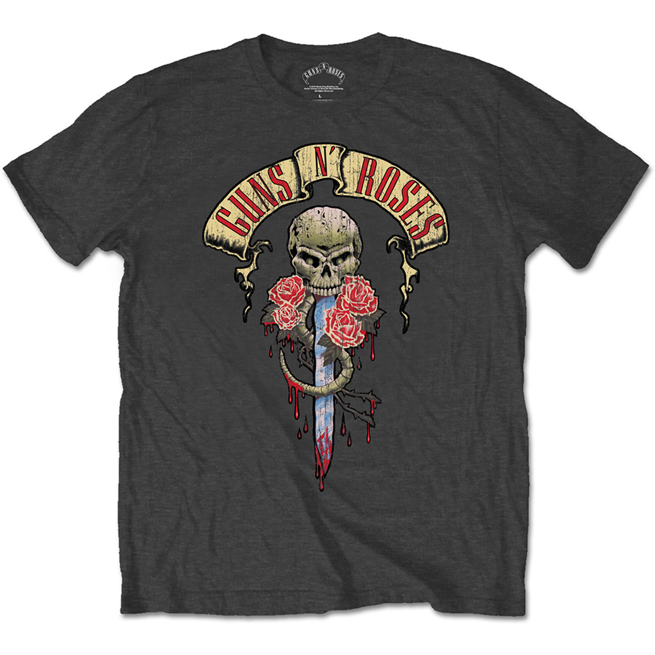 Classic Logo (Burnout) Ladies T-Shirt, Guns N' Roses