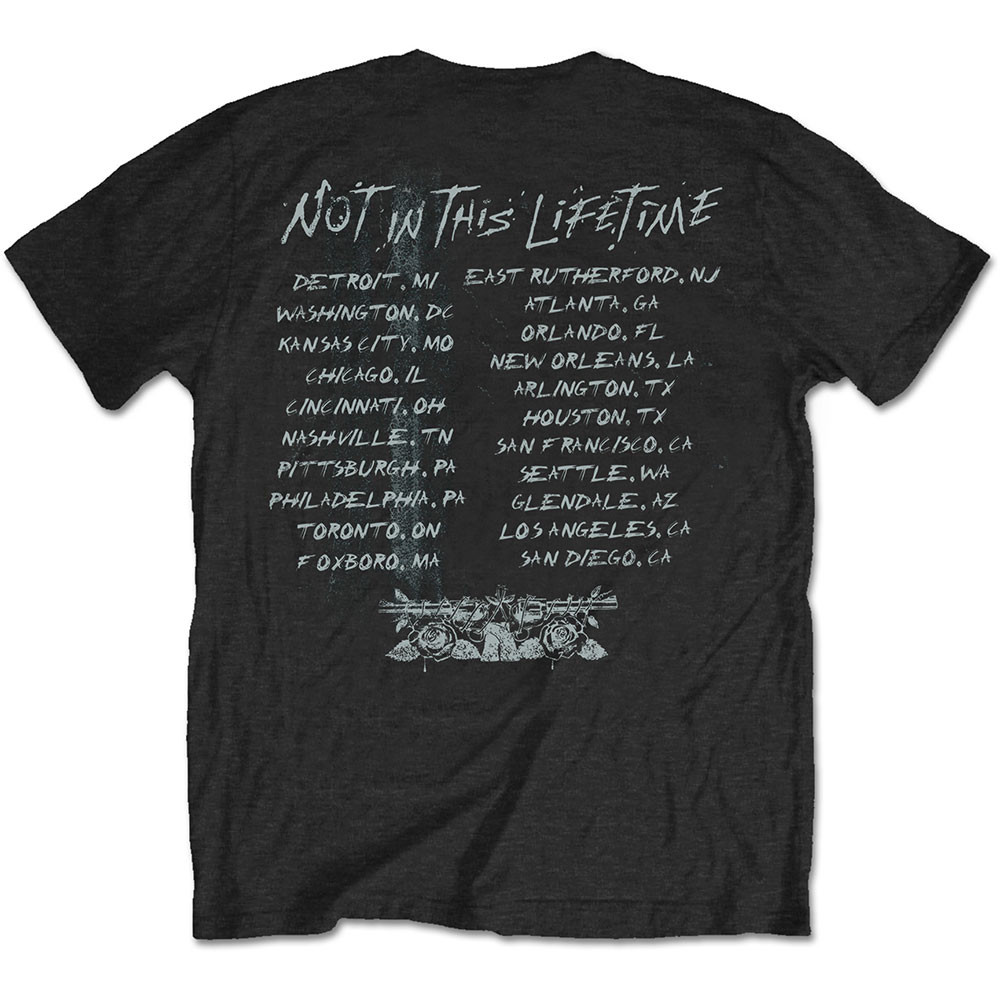 Guns N' Roses 'Not in this Lifetime Tour Xerox' (Black) T-Shirt